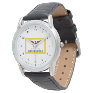 Flagga San Francisco, Kalifornien Armbandsur