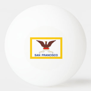 Flagga San Francisco, Kalifornien Ping-Pong Ball Pingisboll
