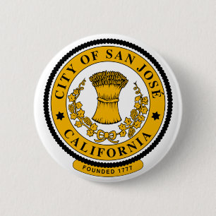 Flagga San Jose, Kalifornien Knapp