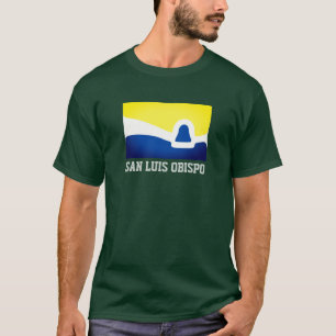 Flagga San Luis Obispo, Kalifornien T Shirt