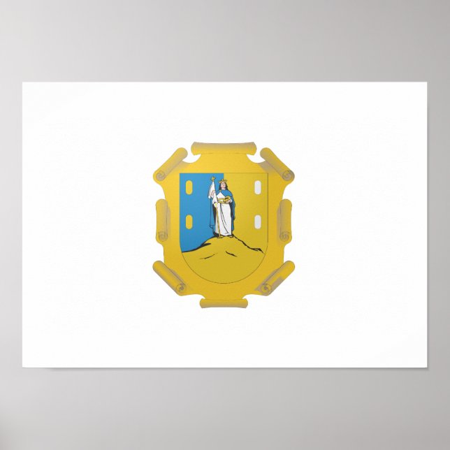 Flagga San Luis Potosi Poster (Framsidan)
