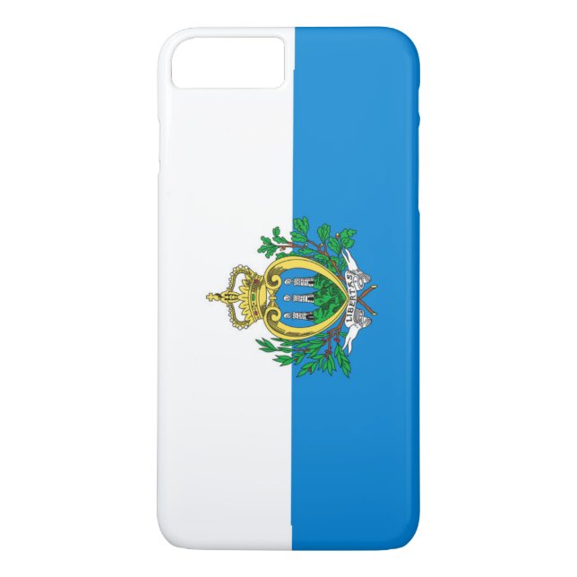 Flagga San Marino Case-Mate iPhone Skal (Baksida)