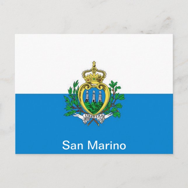 flagga San Marino Vykort (Framsida)