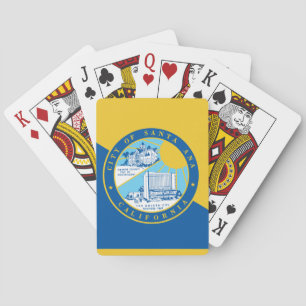 Flagga Santa Ana, Kalifornien Casinokort