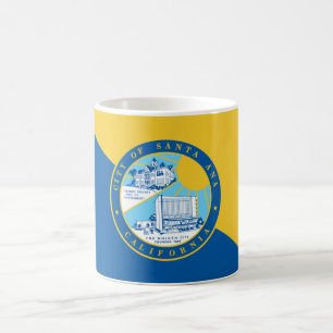 Flagga Santa Ana, Kalifornien Kaffemugg