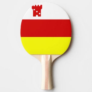 Flagga Santa Barbara, Kalifornien Ping-Pong Paddle Pingisracket