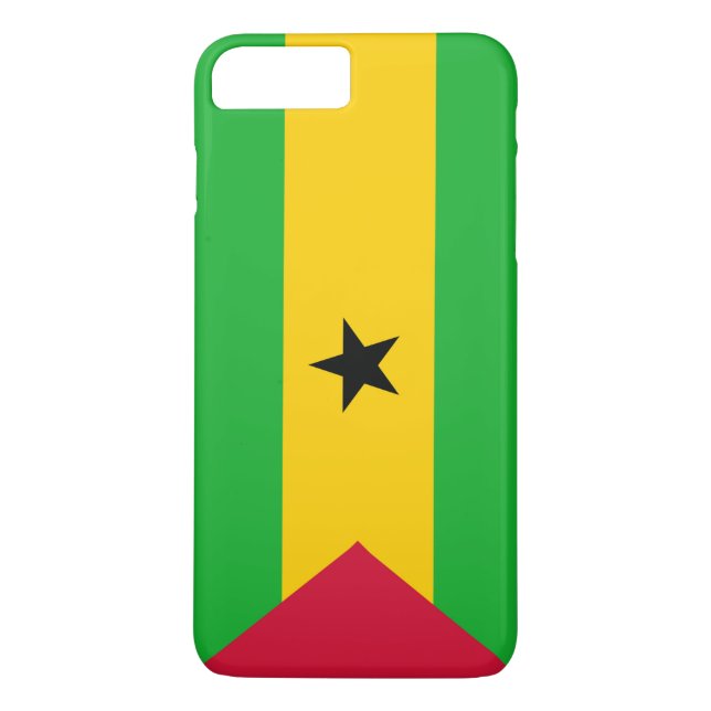 Flagga Sao Tome och Principe Case-Mate iPhone Skal (Baksida)