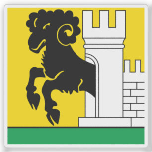 Flagga Schaffhausen, Schweiz Klistermärken