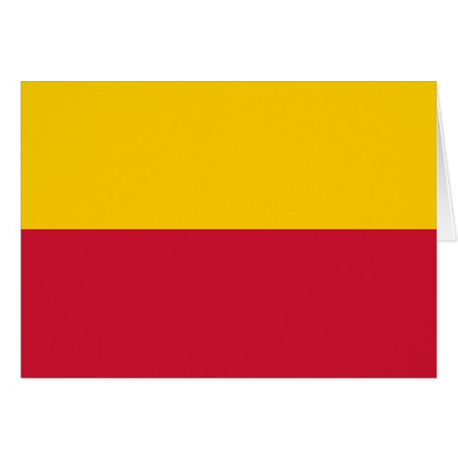 Flagga Schagen Hälsningskort (Framsidan Horizontal)