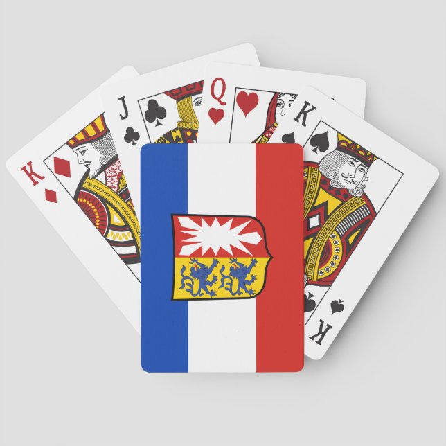Flagga Schleswig-Holstein-betalkort Casinokort (Baksidan)