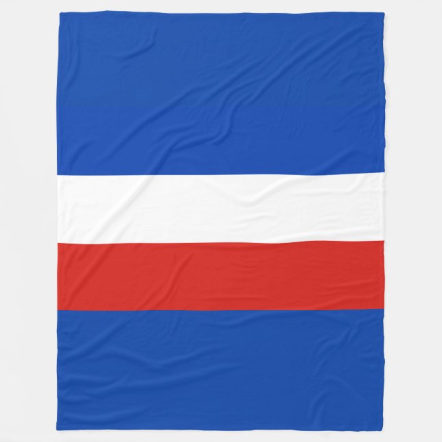 Flagga Schleswig-Holstein Fleece Blanket (Framsidan)