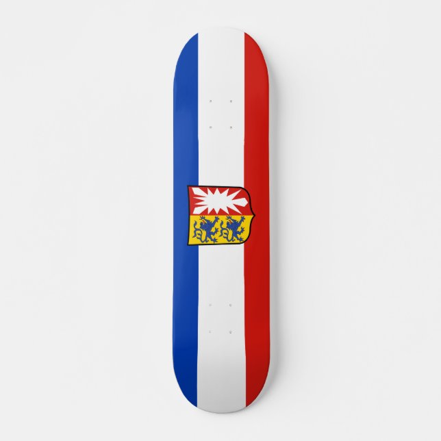 Flagga Schleswig-Holstein Skateboard (Framsida)
