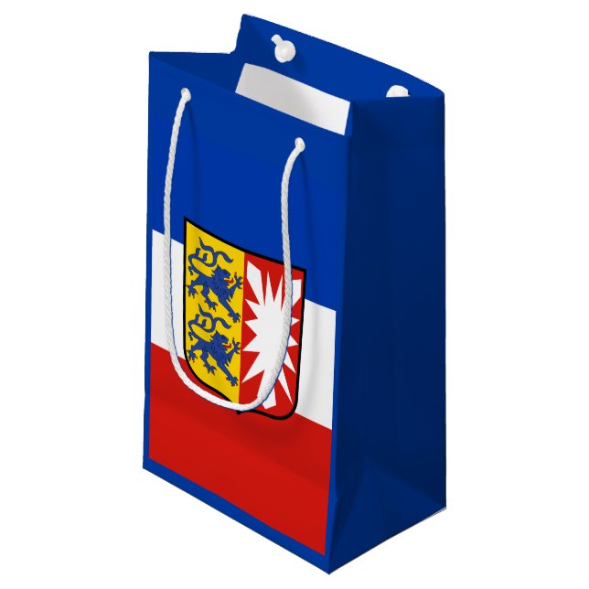 Flagga Schleswig-Holstein Small Gift Bag (Framsidan Vinklad)