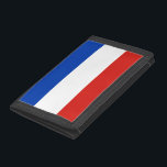 Flagga Schleswig-Holstein Tri-fold Wallet<br><div class="desc">Plånbok med flagga av Schleswig-Holstein; design med vågrät av röd,  vit och blå färg</div>