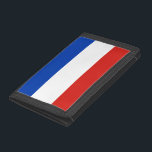 Flagga Schleswig-Holstein Tri-fold Wallet<br><div class="desc">Plånbok med flagga av Schleswig-Holstein; design med vågrät av röd,  vit och blå färg</div>