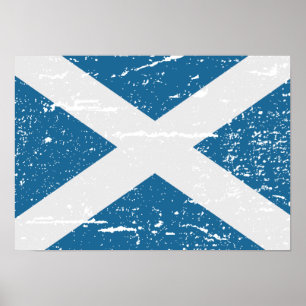 FLAGGA SCOTLAND POSTER