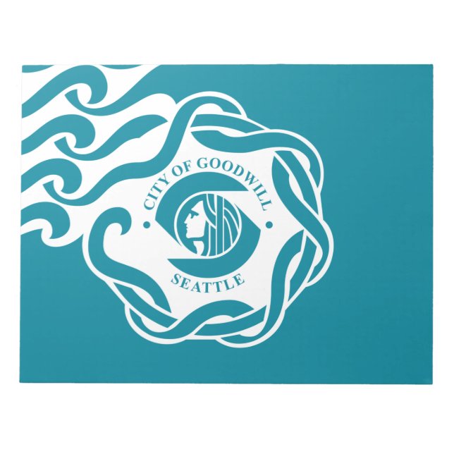 Flagga Seattle (Washington) Anteckningsblock (Framsida)