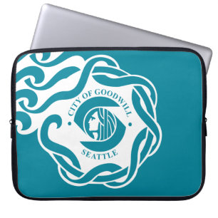 Flagga Seattle (Washington) Laptop Fodral