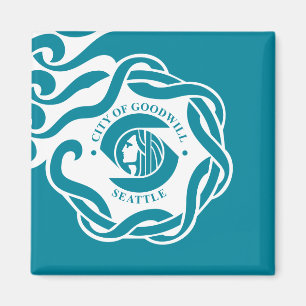 Flagga Seattle (Washington) Magnet