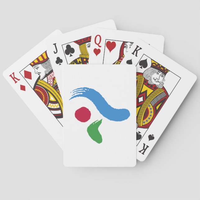 Flagga Seoul (Sydkorea) Casinokort (Baksidan)