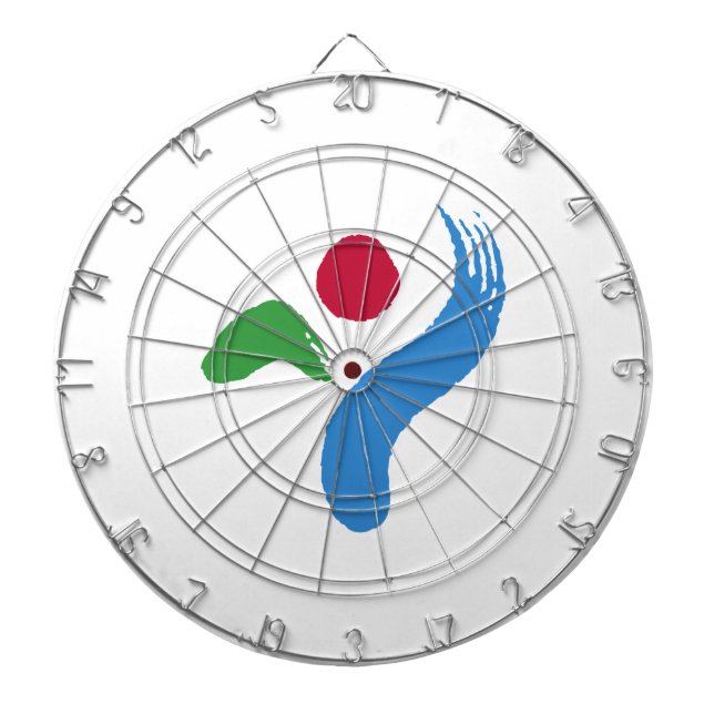 Flagga Seoul (Sydkorea) Darttavla (Framsidan)