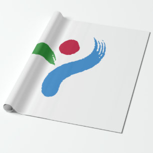 Flagga Seoul (Sydkorea) Presentpapper