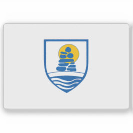 Flagga Sermersooq kommun, Grönland Klistermärken