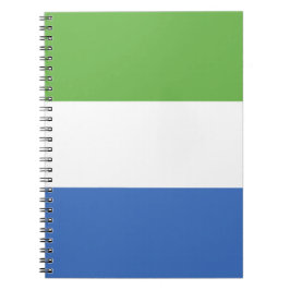 flagga Sierra Leone Anteckningsbok
