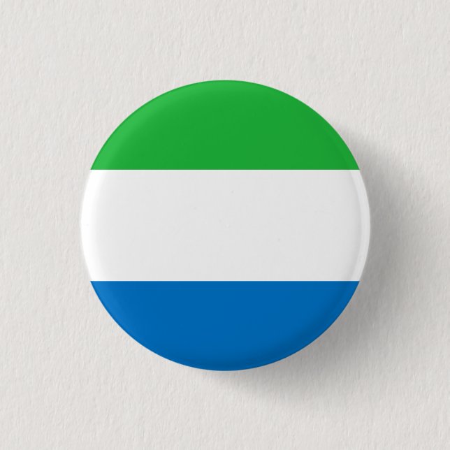 Flagga Sierra Leone Knapp (Framsida)
