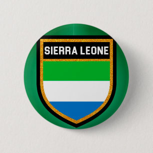 Flagga Sierra Leone Knapp