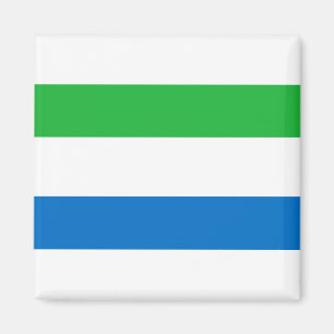 Flagga Sierra Leone Magnet