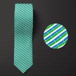 Flagga Sierra Leone Mönster Slips<br><div class="desc">Flagga Leone Mönster Necktie belyser det nationella färgen i land från ett avstånd genom att använda en smart vinklad design. Vid närmare inspektion visar det sömlösa repeterbara mönster i lilla flaggor på ett estetiskt tilltalande sätt den nationella land-banderollen.</div>