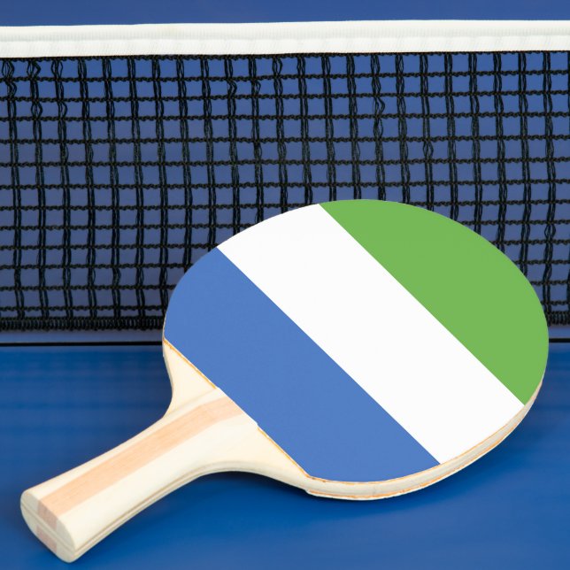 flagga Sierra Leone Pingisracket (Insitu)