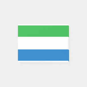 Flagga Sierra Leone Post-it Block
