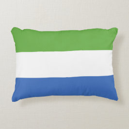 flagga Sierra Leone Prydnadskudde