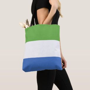 flagga Sierra Leone Tygkasse