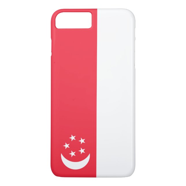 Flagga Singapore Case-Mate iPhone Skal (Baksida)
