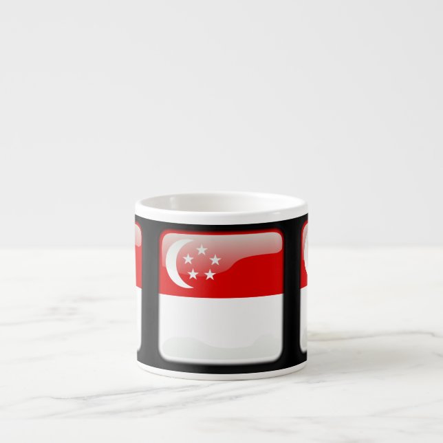 Flagga Singapore Espressomugg (Framsidan)