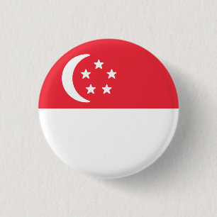 Flagga Singapore Knapp
