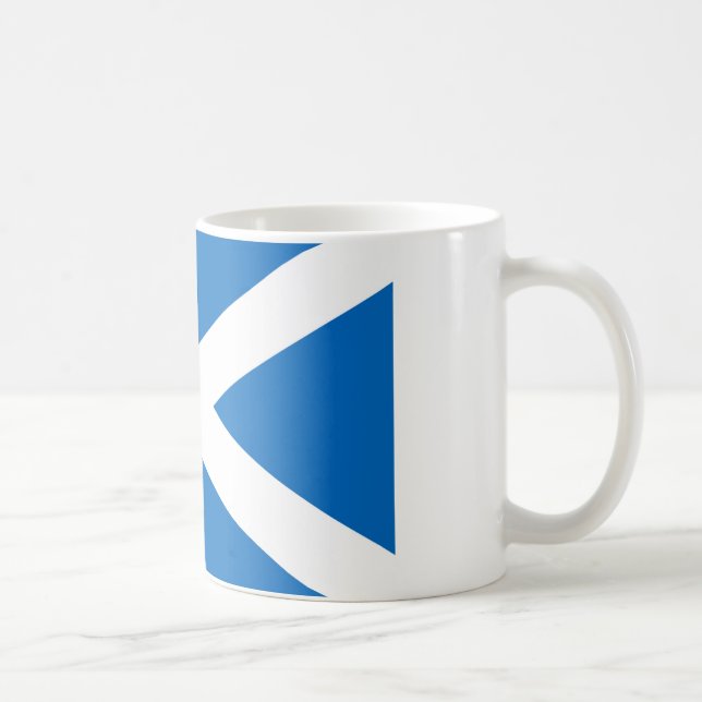 Flagga Skottland - Bratach na h-Alba Kaffemugg (Höger)