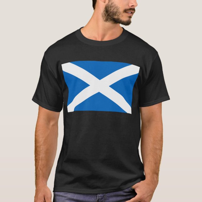 Flagga Skottland - Bratach na h-Alba Tee Shirt (Framsida)