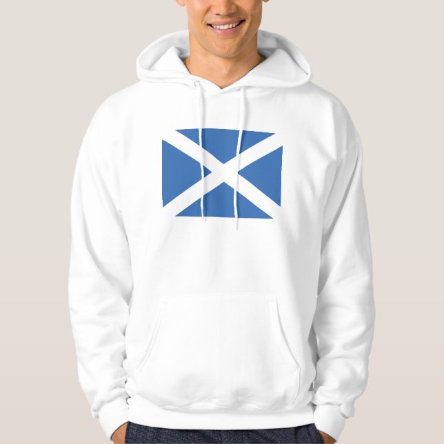 Flagga Skottland Hoodie (Framsida)
