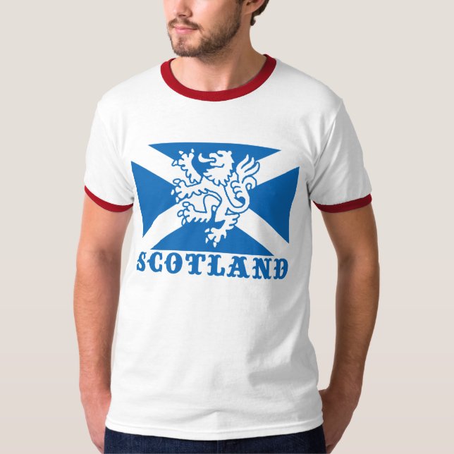Flagga Skottland T Shirt (Framsida)