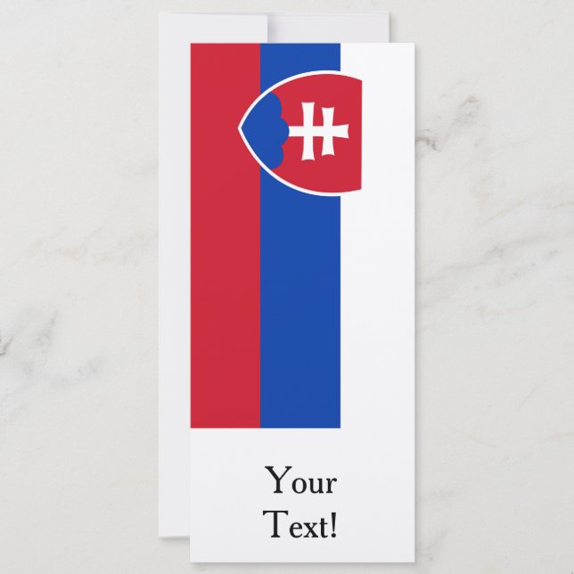 Flagga Slovakien (Framsida)