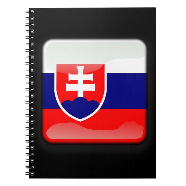 Flagga Slovakien Anteckningsbok (Framsidan)