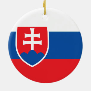 Flagga Slovakien Ornament
