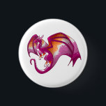 flagga "Solnedgång", Lesbisk Knapp<br><div class="desc">.</div>