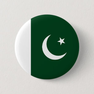 Flagga som är pakistansk på Pin/, knäppas emble Knapp
