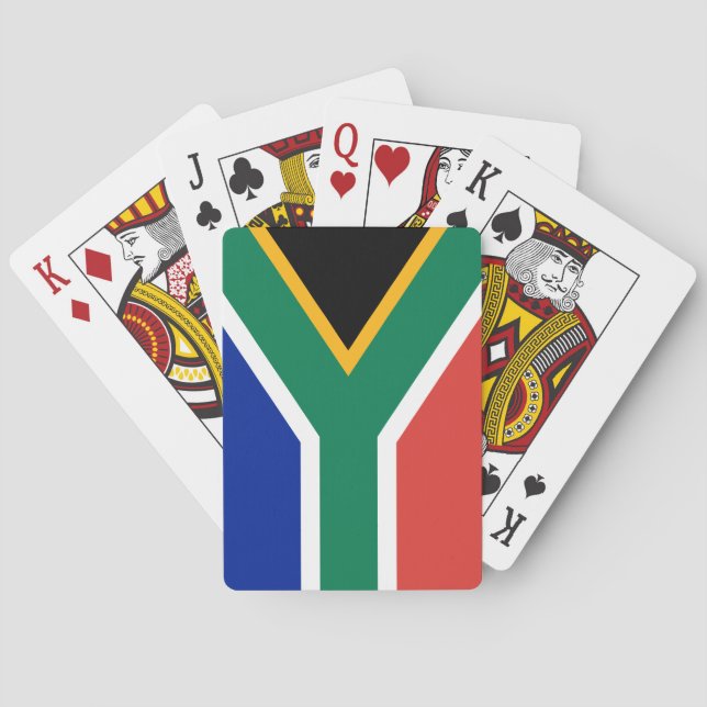 Flagga South Afrika Casinokort (Baksidan)