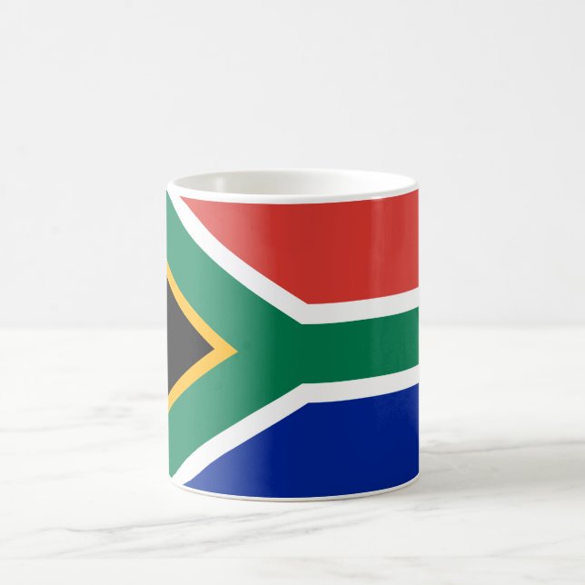 Flagga South Afrika Kaffemugg (Center)